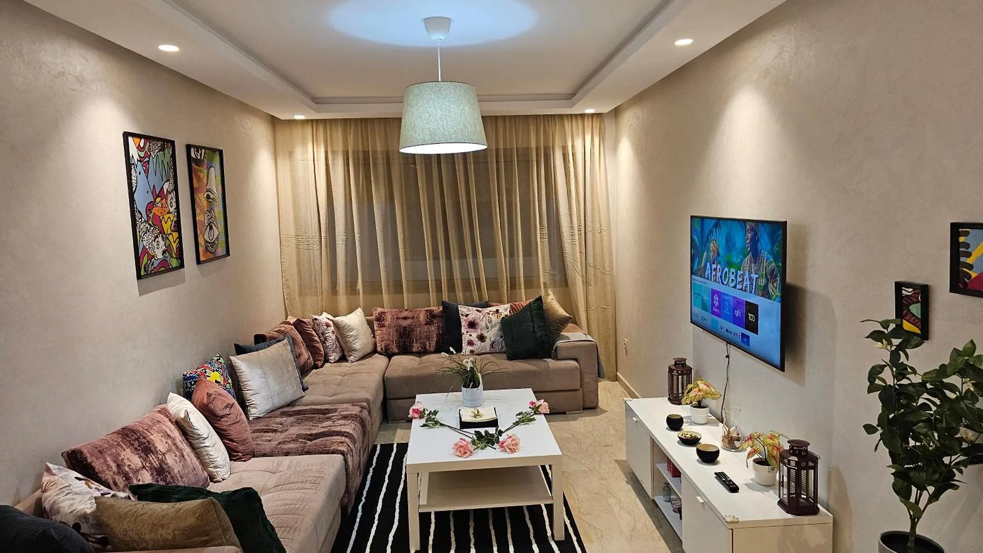 Luxury Living 3 Bedroom Apartment With Garden Terrace And Private Balcony Casablanca